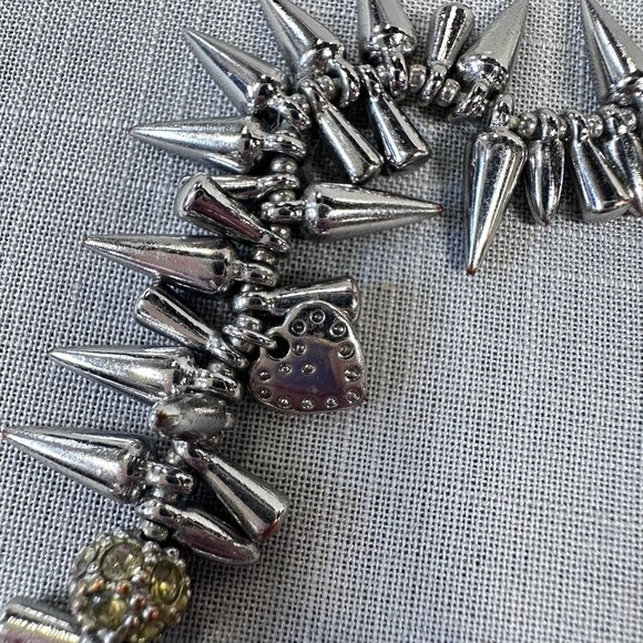 Two Stella & Dot Renegade Cluster Bracelets in Gold and Silver - Picture 10 of 13